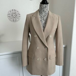 Aritzia Wilfred New Margaux Plaid Blazer Size 0 NWT